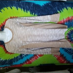 Earthbound Trading Co Bell Sleeve Dress Tunic Sz L